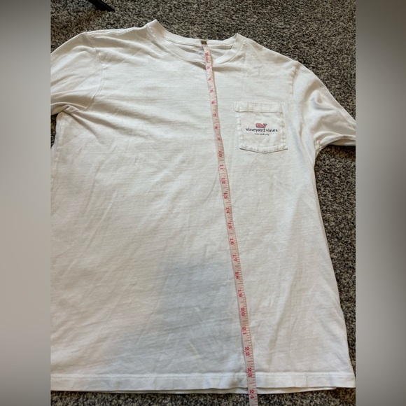 Vineyard Vines White New York Long Sleeves cotton Tee Shirt L - Picture 6 of 6